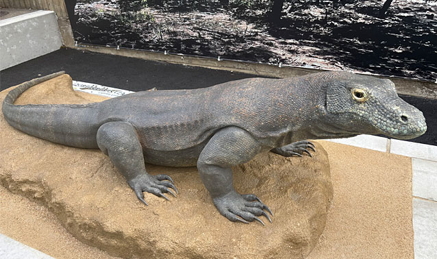 コモドドラゴンモニュメント