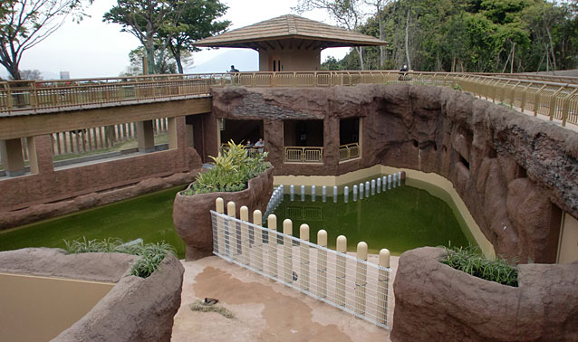 平川動物公園・カバ舎